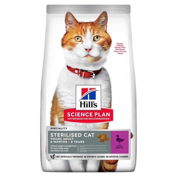 Science Plan Adult Sterilised Cat con Anatra - 1,50KG