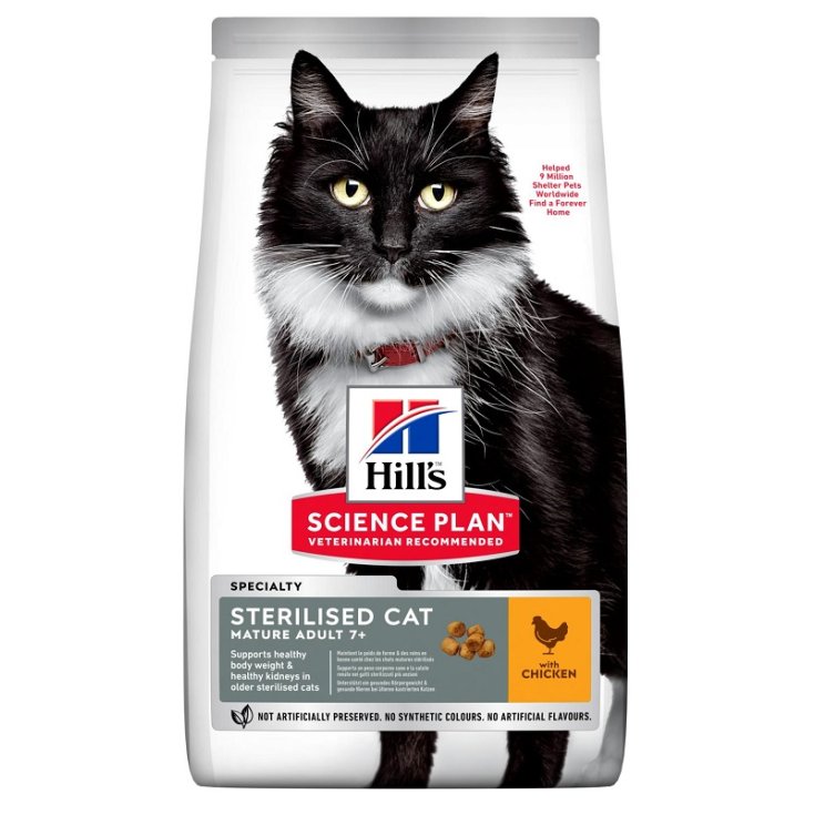 Science Plan Mature Adult 7+ Sterilised Cat con Pollo - 1,50KG