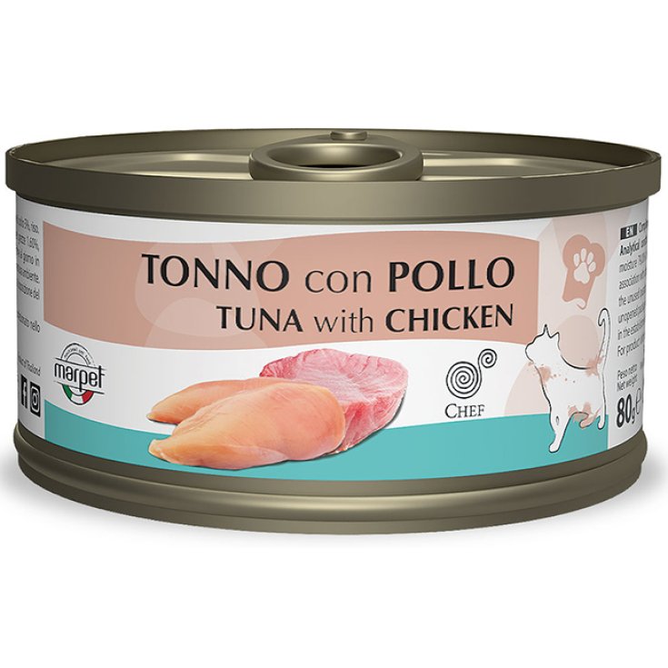 CHEF TONNO POLLO 80G