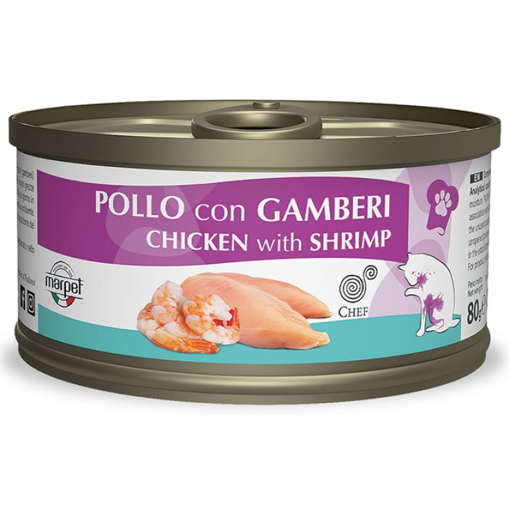 Aequilibriavet Chef Pollo con Gamberi - 80GR