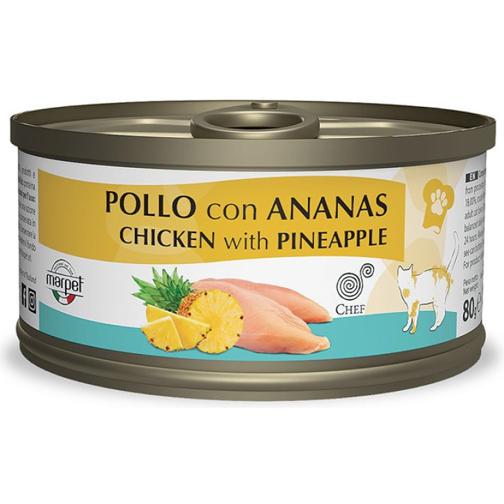 Aequilibriavet Chef Pollo con Ananas - 80GR