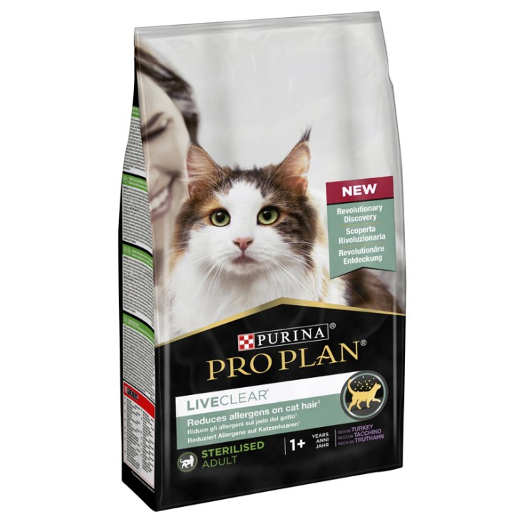 PRO PLAN Liveclear Gatti Adulti Sterilizzati Ricco in Tacchino - 1,40KG