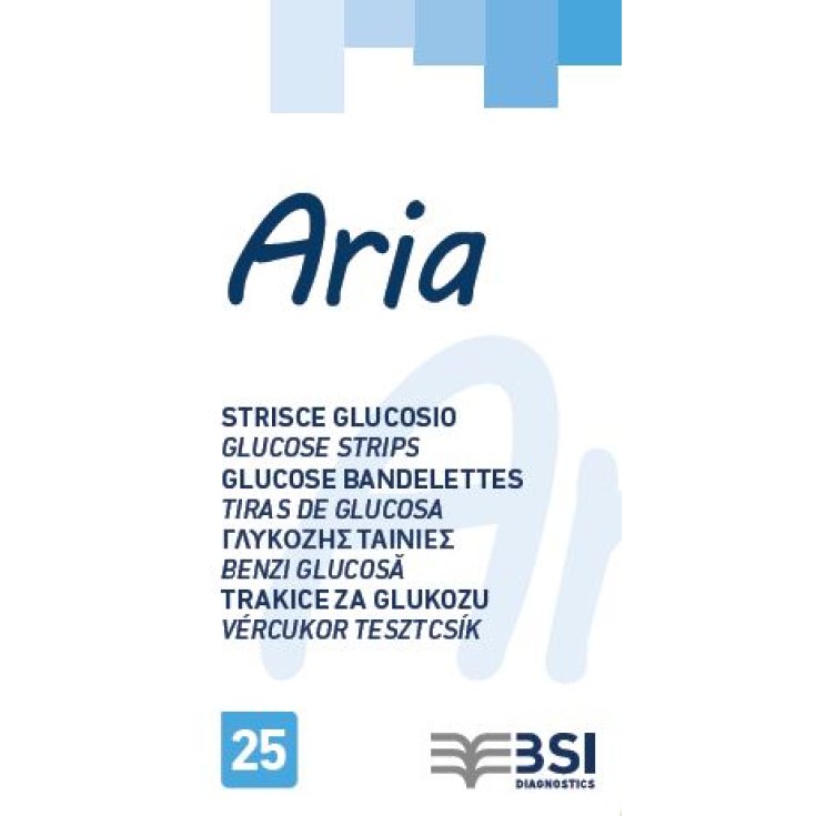 Strisce Glucosio Aria 25 Pezzi