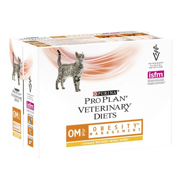 Pro Plan Veterinary Diets Obesity Management OM St/Ox con Pollo - 10X85GR