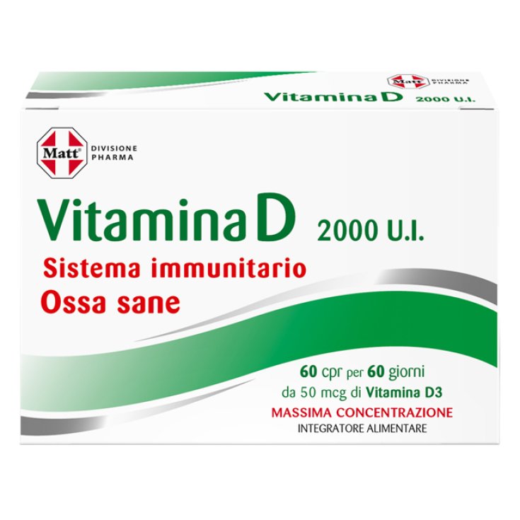 Vitamina D 2000 UI Matt 60 Compresse