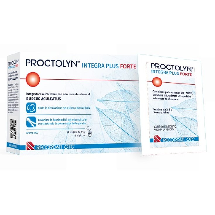 Proctolyn Integra Plus Forte Recordati OTC 14 Bustine