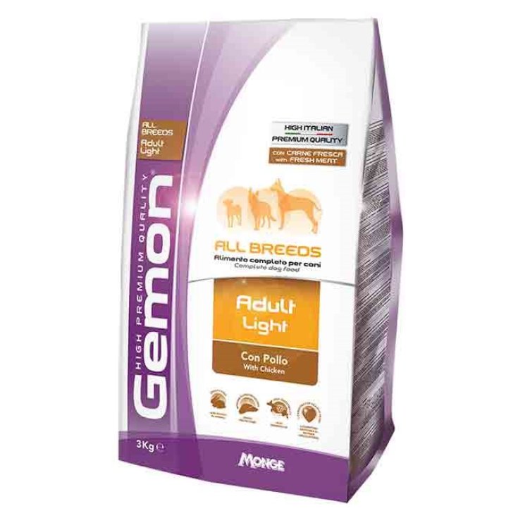 Gemon Dog  Adult All Breeds Light con Pollo - 3KG