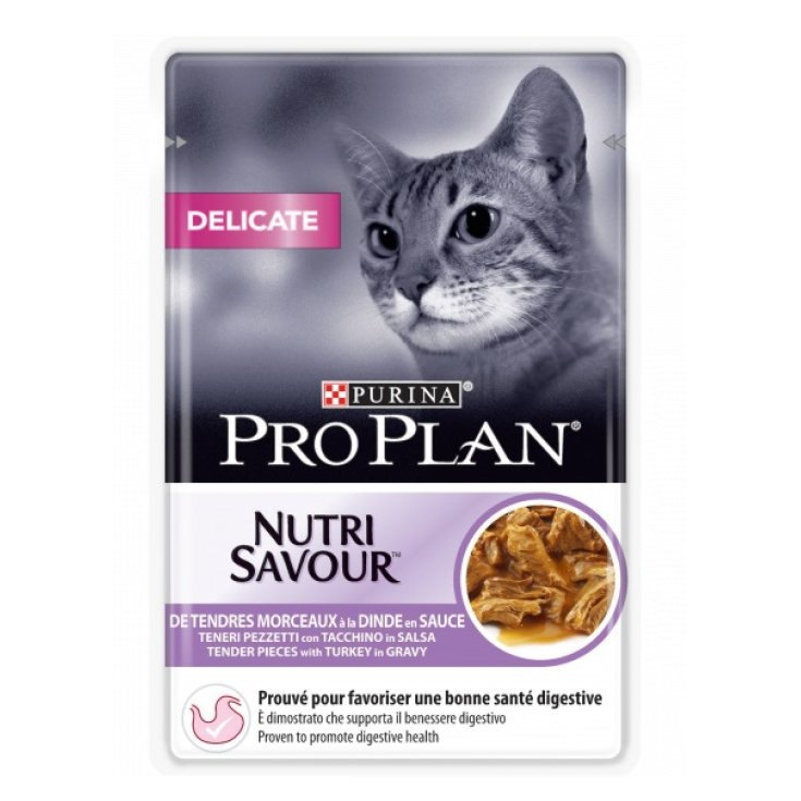 Pro Plan Delicate NutriSavour con Tacchino in Salsa - 85