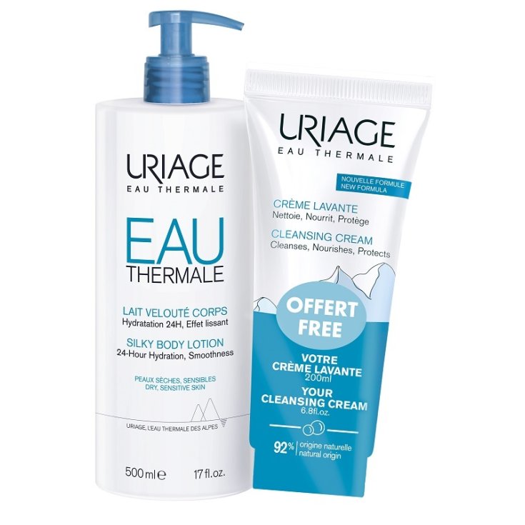 Silky Body Lotion + Cleansing Cream Eau Thermale Uriage PROMO
