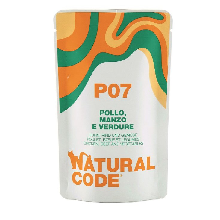 P07 Pollo, Manzo e Verdure in Acqua di Cottura - 70GR