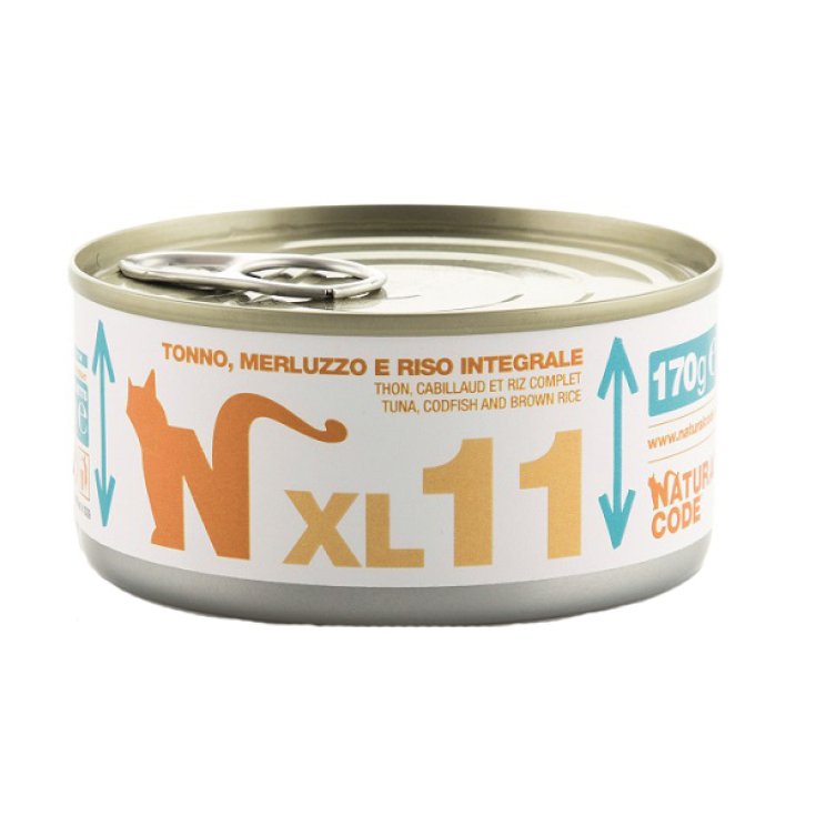 XL 11 con Tonno, Merluzzo e Riso Integrale - 170GR