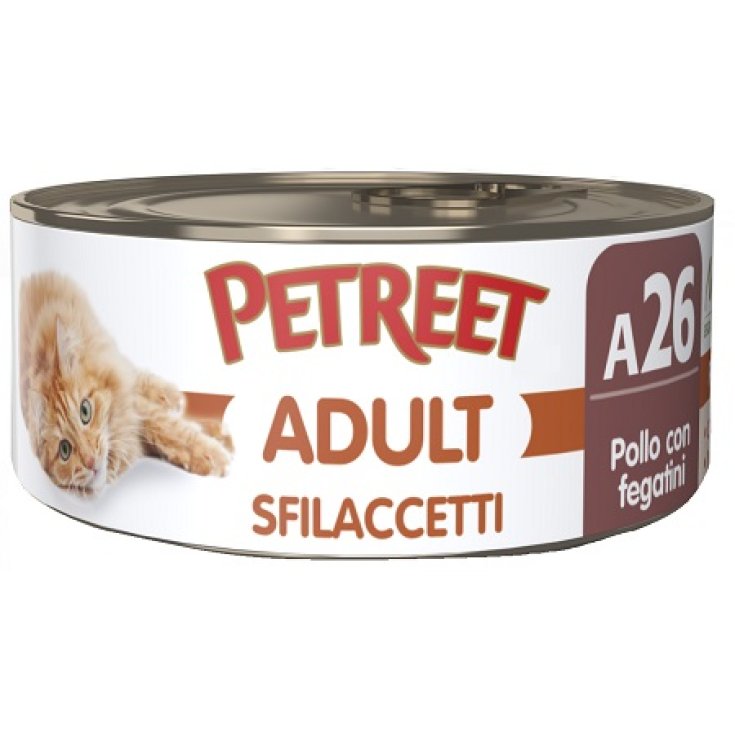 Sfilaccetti di Pollo con Fegatini - 70GR