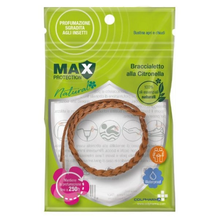 Bracciale alla Citronella Ecopelle Max Protection