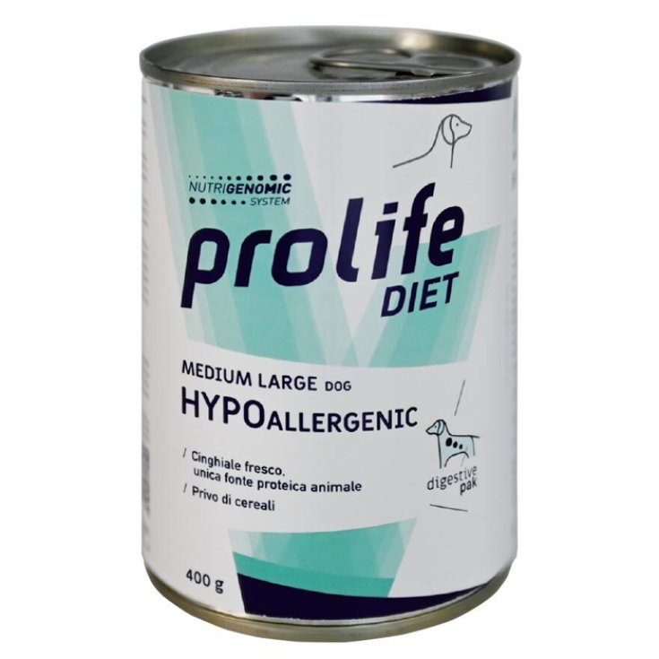 Exclusion cane diete hypoallergenic insetti e piselli - taglia media/grande  - 2 kg.