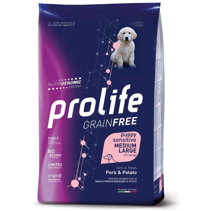 PROLIFE DOG GF PUP POR/POT M/L