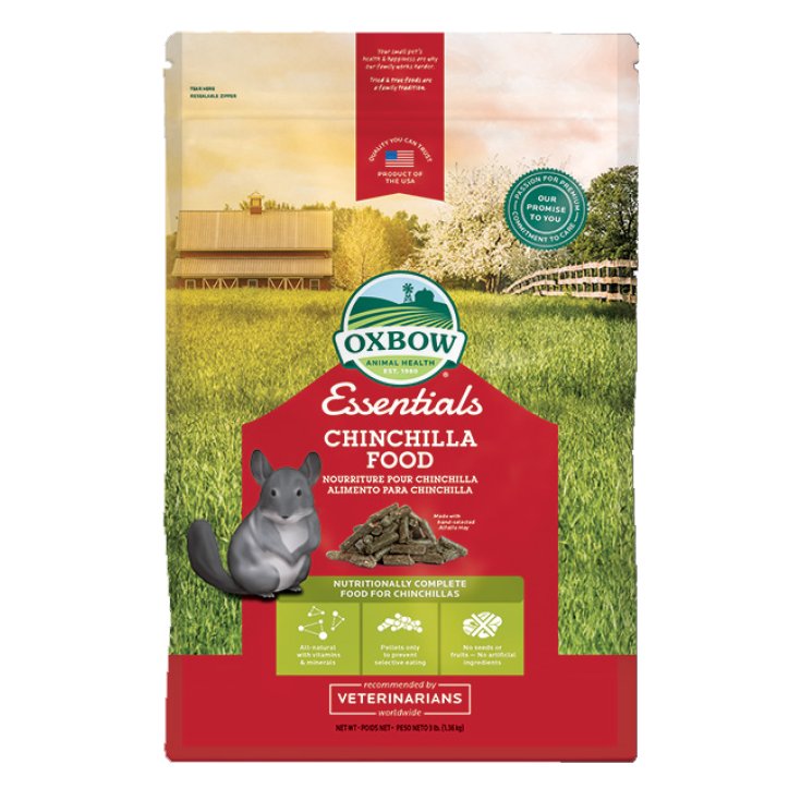 OXBOW CHINCHILLA FOOD  1,36KG