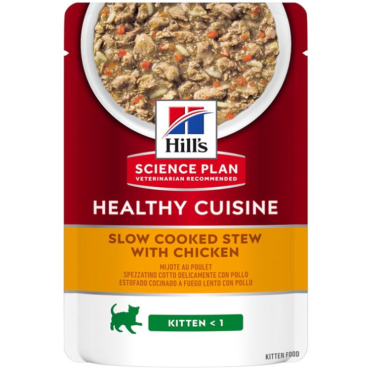 Science Plan Healthy Cuisine Cat Kitten Spezzatino con Pollo - 80GR