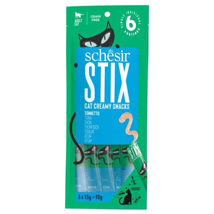 Cat Stix Snack Mousse di Tonno - 6 Bustine da 15Gr.