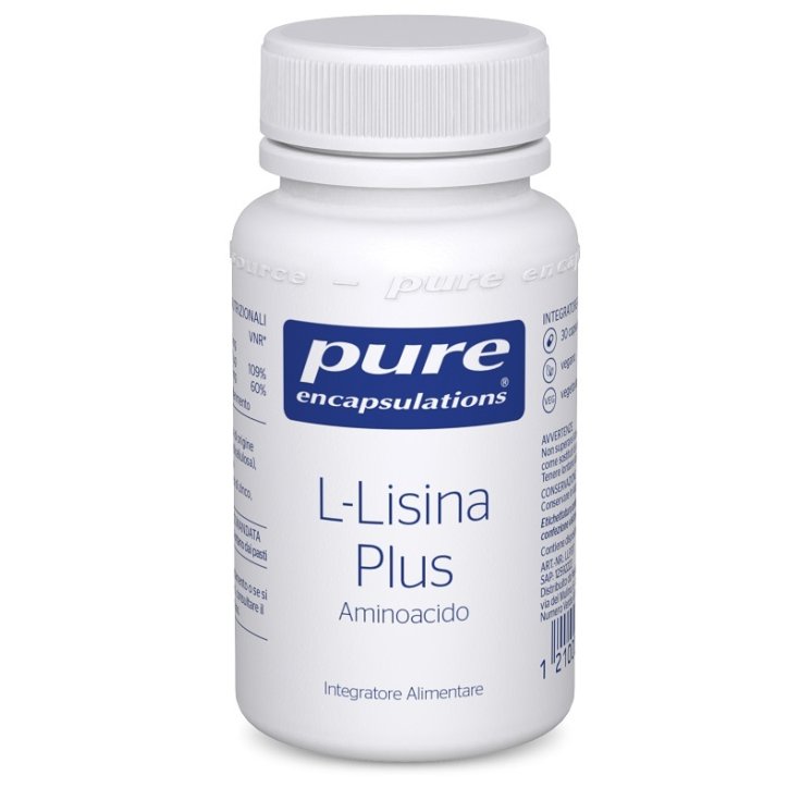 L-Lisina Plus Pure Encapsulations 30 Capsule