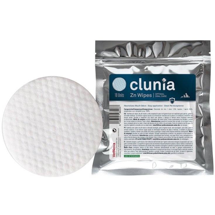 CLUNIA ZN WIPES 10PZ