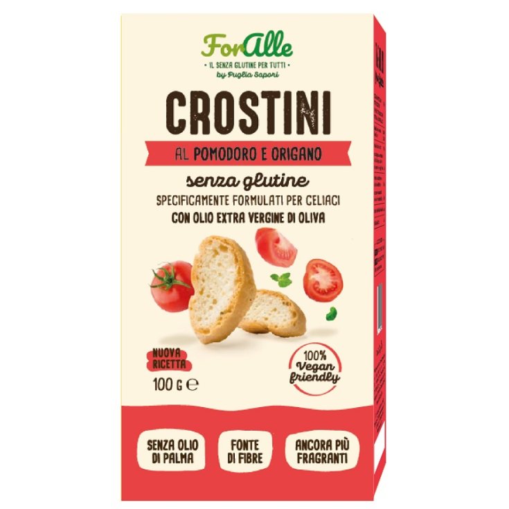 Crostini Pomodoro Origano ForAlle 100g