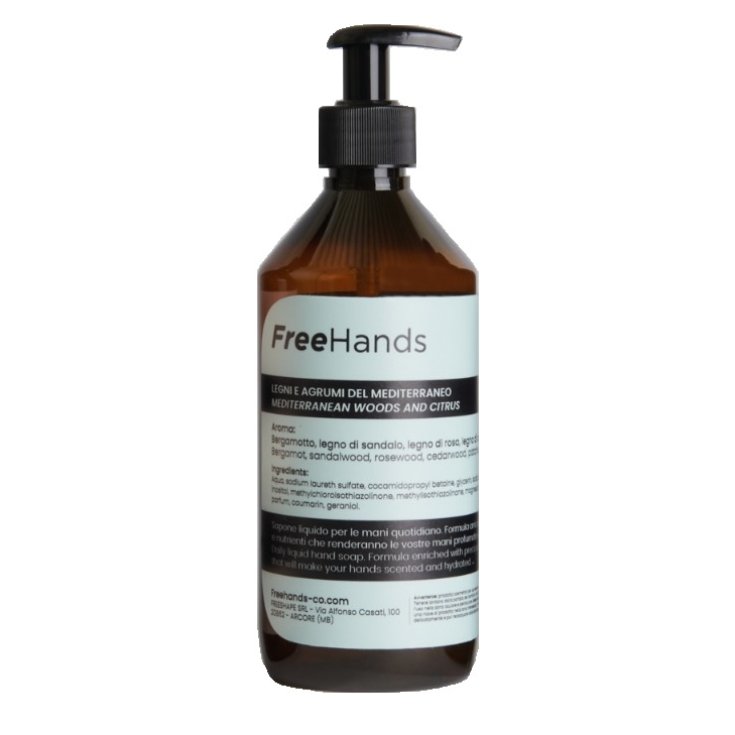 Sapone Liquido Mani Legni FreeHands 500ml