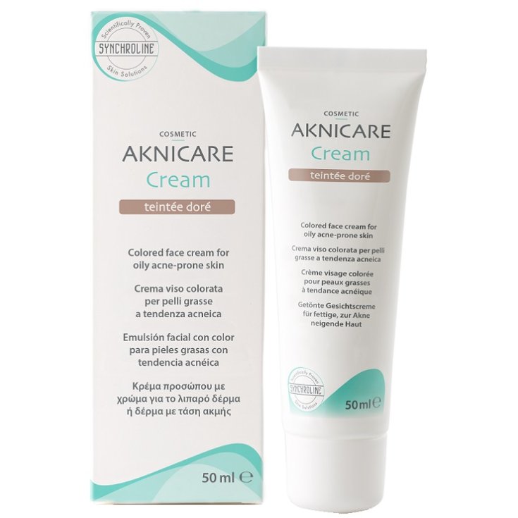 Cream Teintée Doré Aknicare 50ml