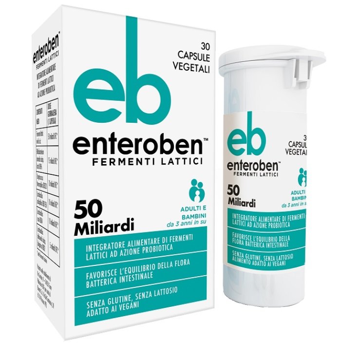 Enteroben 50 Mld 30 Capsule Vegetali