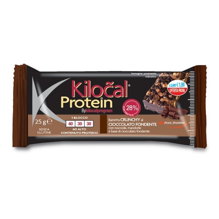 Protein Bar 28% Cioccolato Fondente Kilocal 25g