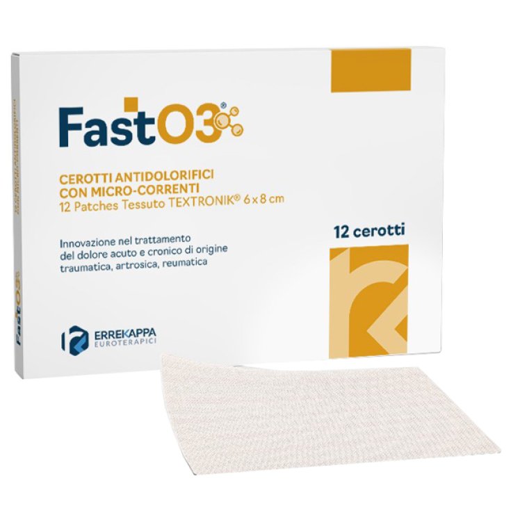 FastO3 Cerotti Antidolorifici 12 Pezzi