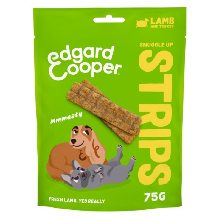 E&C DOG E AD STRIPS LAMB 75G