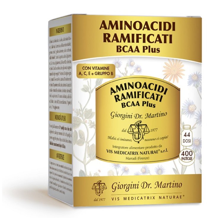 Aminoacidi Ramificati BCAA Plus Dr.Giorgini 400 Pastiglie