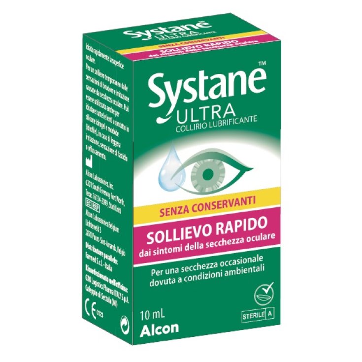 Systane ULTRA Senza Conservanti Gocce Lubrificanti 10ml Systane ULTRA Senza Conservanti Gocce Lubrificanti 10ml