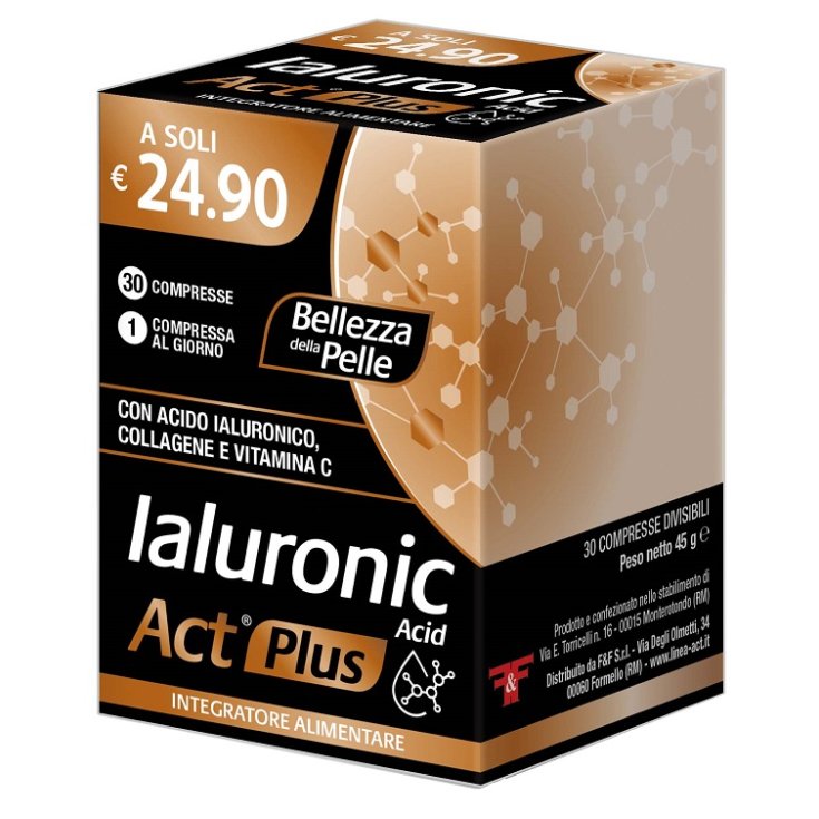 Ialuronic Acid&nbsp;Act Plus 30 Compresse
