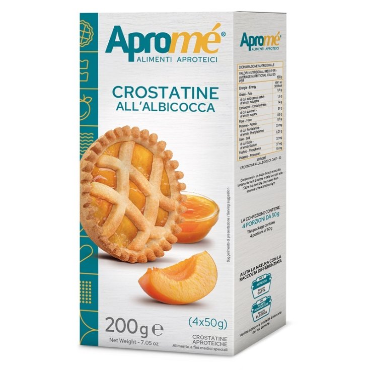 Crostatine Albicocca Apromé 4x50g