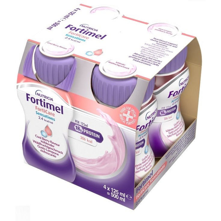 Fortimel&nbsp;Forticare 2,4Kcal Lampone Rinfrescante NUTRICIA 4x125ml