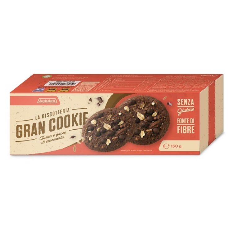 GRAN COOKIE Avena e Gocce di Cioccolato Agluten 150g