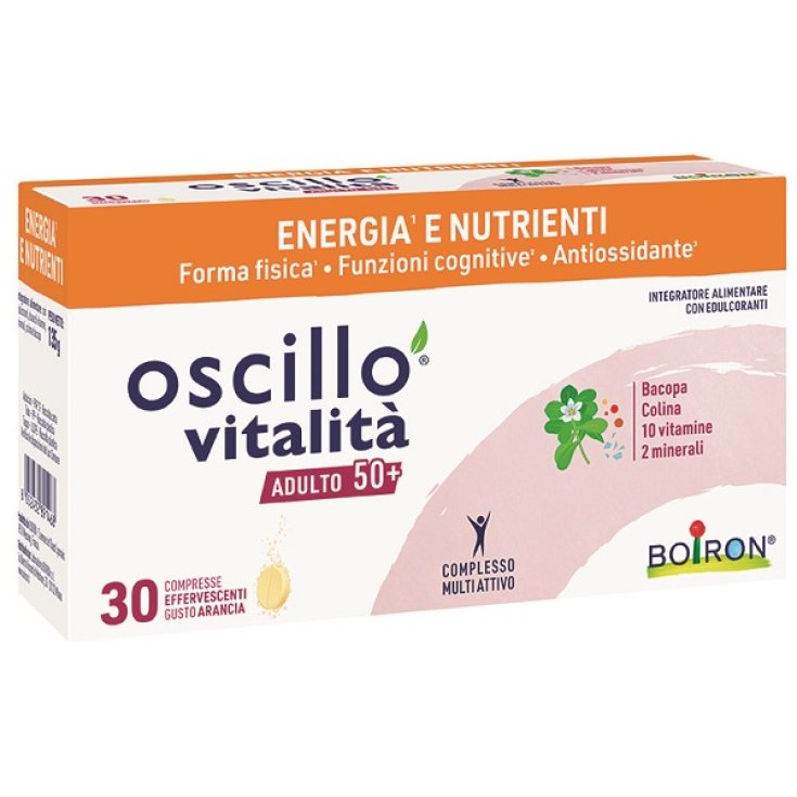 Boiron Oscillo Vitalità 50+ Integratore Energia, Vitalità e Memoria - 30 Compresse Boiron Oscillo Vitalità 50+ Integratore Energia, Vitalità e Memoria - 30 Compresse