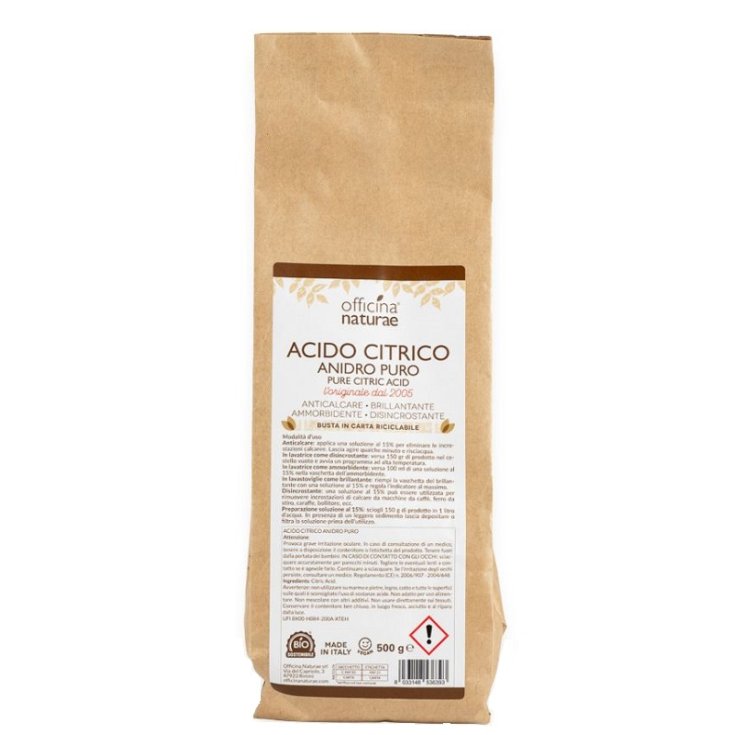 ACIDO CITRICO ANIDRO PURO 500G