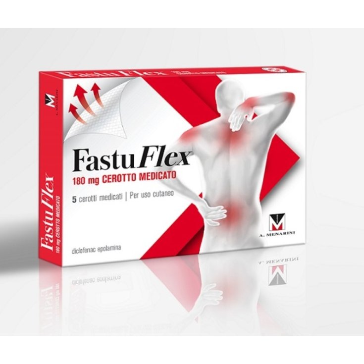 FastuFlex 180mg Menarini 5 Cerotti Medicati 
