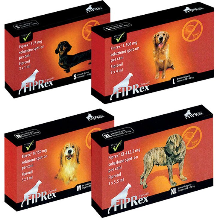 Fiprex® XL Spot-on 412,5mg FIPRex Vet Agro 3 Pipette 412,5mg