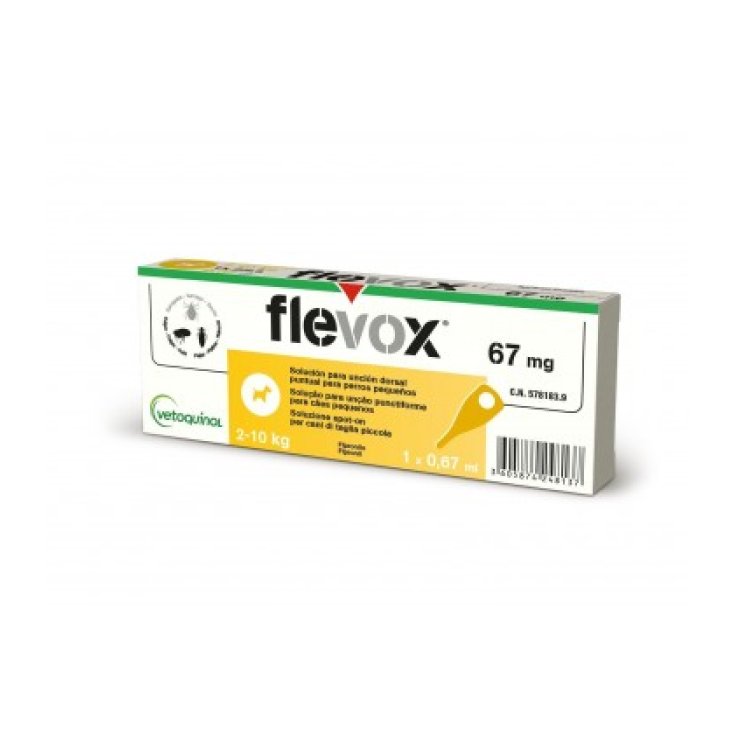 Flevox Cani 1 Pipetta Da 0,67ml Vetoquinol