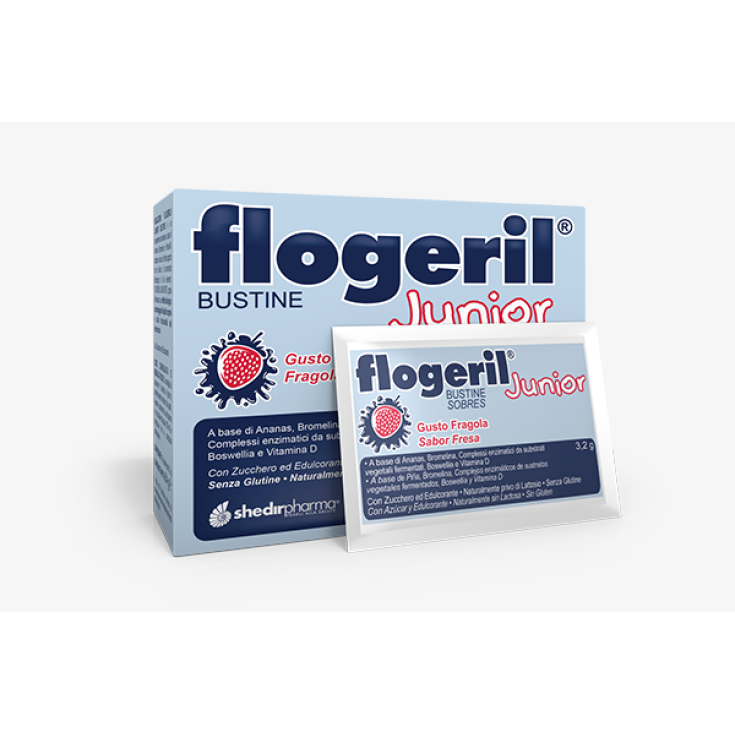 Flogeril® Junior Gusto Fragola ShedirPharma® 20 Bustine