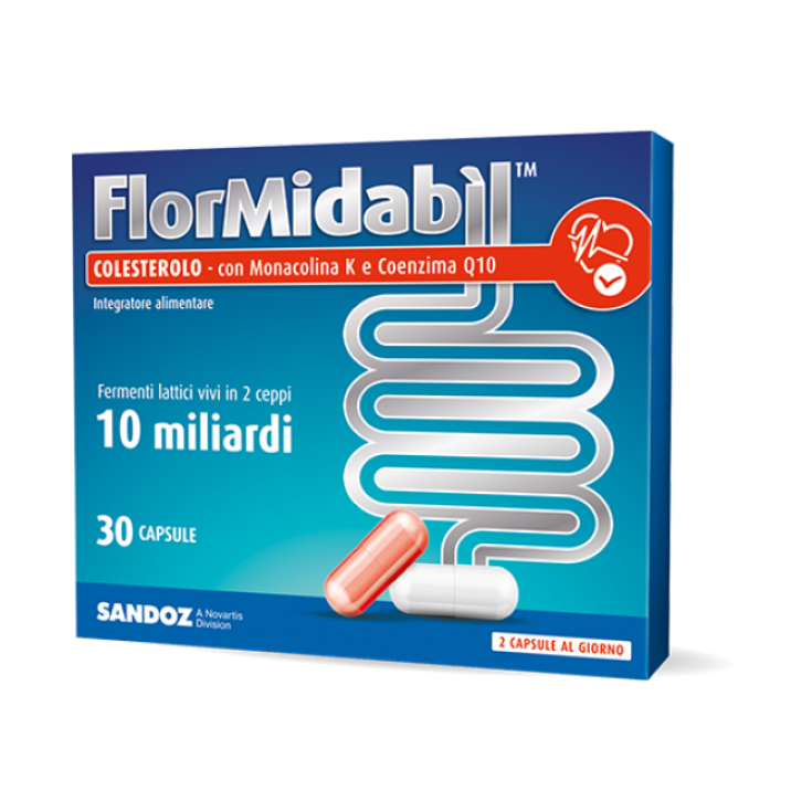 FlorMidabìl Colesterolo Sandoz 30 Capsule