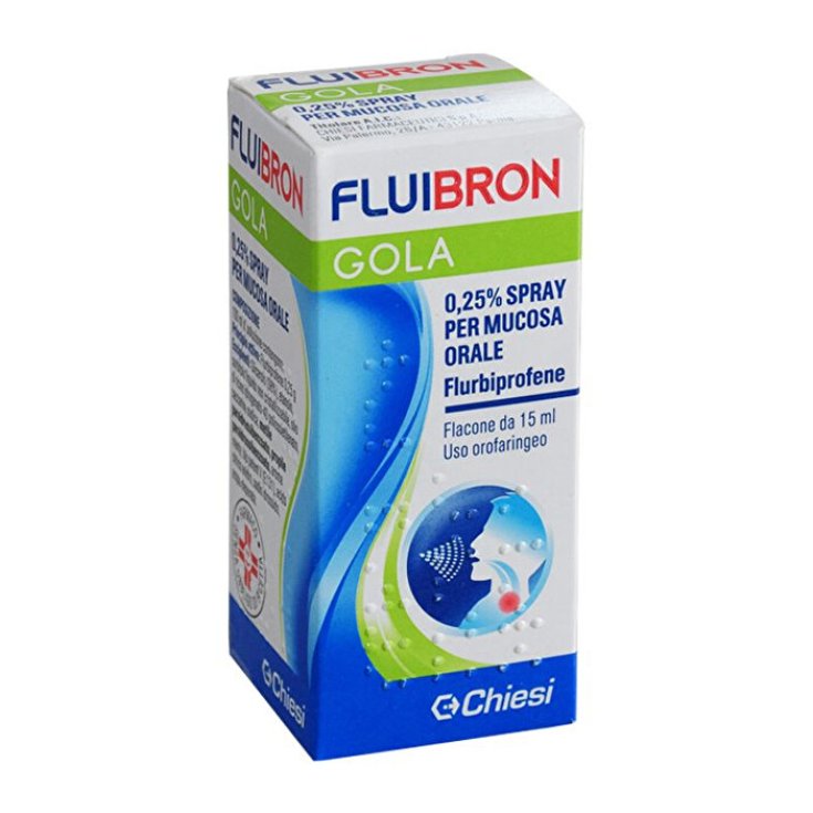 Fluibron Gola Flurbiprofene 0.25% Spray Chiesi 15ml