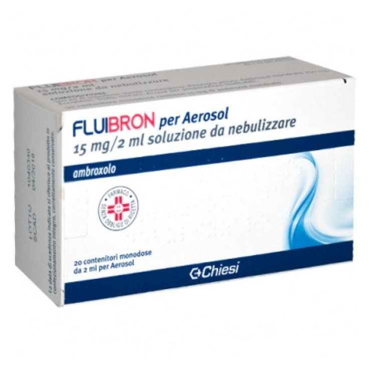 Fluibron Per Aerosol 15mg/2ml Chiesi 20 Flaconcini Da 2ml