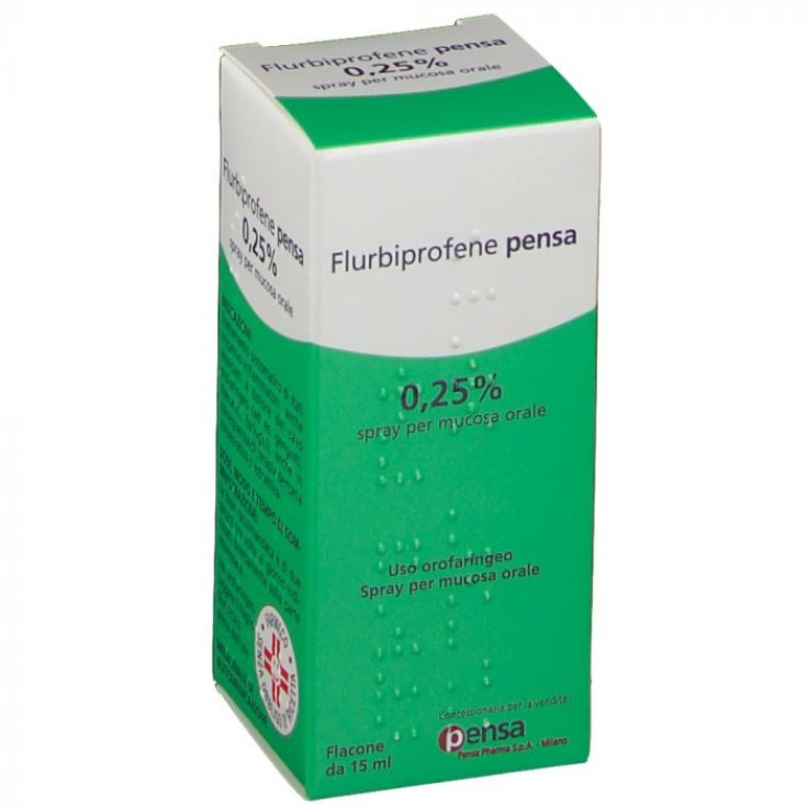 Flurbiprofene 0,25% Spray Orale Pensa 15ml