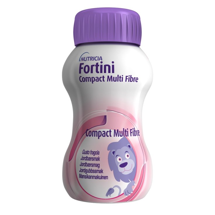 Fortini Compact Multi Fibre Gusto Fragola Nutricia 4x125ml