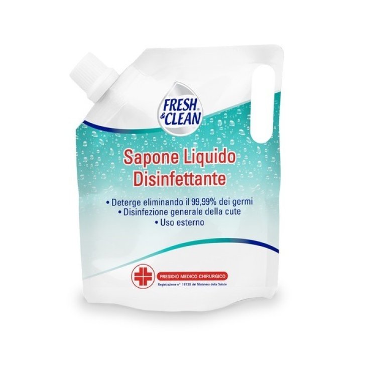 Sapone Liquido Disinfettante Ecoricarica FRESH & CLEAN 750ml