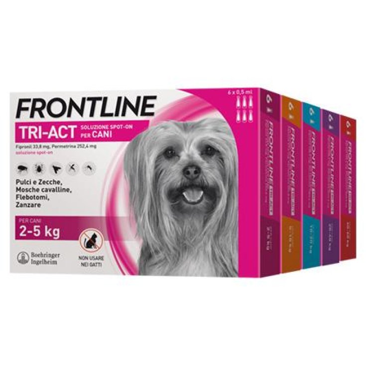 Frontline TRI-ACT Spot-On Cani Boehringer Ingelheim 3 Pipette 6ml